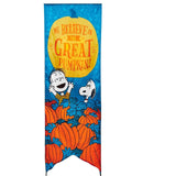 Hallmark Peanuts Great Pumpkin Believer Halloween Door Banner 