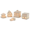 Hallmark Channel Musical Christmas Village With Light, Set of 5