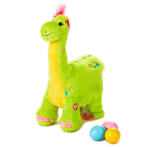Hallmark Egg Layin' Dino Musical Stuffed Animal with Motion