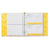 Hallmark Yellow Honeycomb Recipe Organizer Book