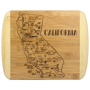 Slice of Life California Bamboo Cheese Board