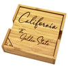 California State Puzzle 4-Pc. Coaster Set with Case