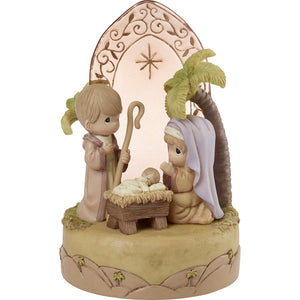 Precious Moments Unto Us A Child Is Born Musical