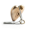 Demdaco Home for the Holidays Art Heart With Key Stand