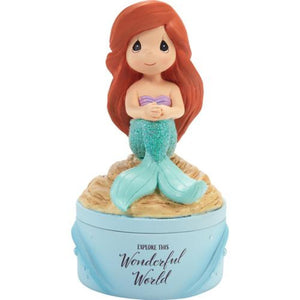 Precious Moments Disney Ariel Explore This World Covered Box