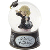 Precious Moments Graduation Believe in Possibility Snow Globe Musical Box