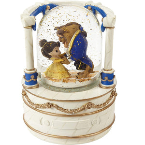 Precious Moments Disney Beauty and The Beast True Beauty is Found Within Resin/Glass Musical Snow Globe