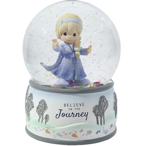 Precious Moments Disney Frozen 2 Believe in The Journey Elsa Resin/Glass Musical Snow Globe