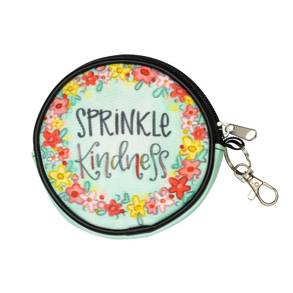 Sprinkle Kindness Round Coin Purse – Steve's Hallmark