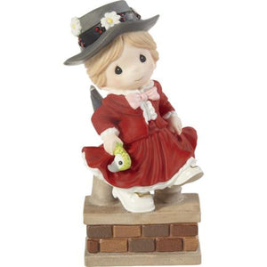Precious Moments Disney I'm Over The Rooftops For You Mary Poppins Figurine