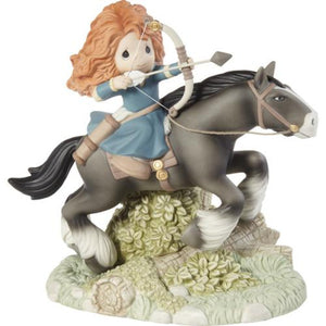 Precious Moments Disney and Pixar Take Your Future By The Reins Merida Figurine