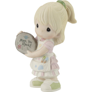 Precious Moments Mom, You Rock! Blonde Girl Figurine Figurine