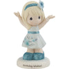 Precious Moments Birthday Wishes! Blonde Hair/Light Skin Figurine