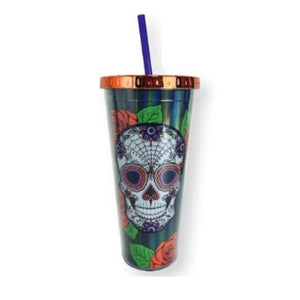 Day of the Dead Sugar Skull Foil Cup