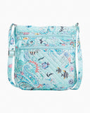 Vera Bradley Triple Zip Hipster in Paisley Wave
