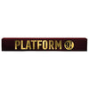 Harry Potter Platform 9 3/4 Long Wood Sign