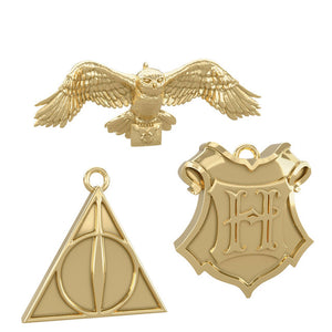 Hallmark 2023 Mini Harry Potter™ The Wizarding World™ Metal Ornaments, Set of 3