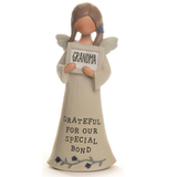 Grateful For Our Special Bond Grandma Mini Angel Figurine 5"