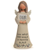 Teacher You Make the World A Better Place Mini Angel Figurine 5"
