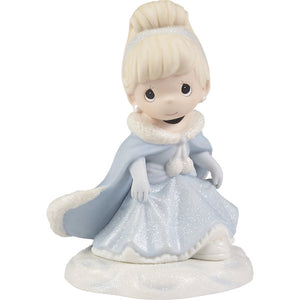 Precious Moments Enchanting Winter Wishes Disney Cinderella Figurine