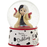 Precious Moments Disney Cruella De Vil Musical Snow Globe