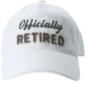 Officially Retired White Adjustable Unisex Hat