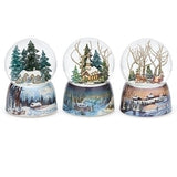 Peace on Earth Musical Winter Scene 100mm Water Globe