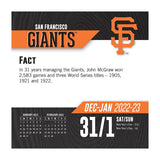 2023 Turner Day-to-Day Box Calendar Team MLB San Francisco Giants