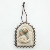 Willow Tree Holy Family Metal-edged Ornament
