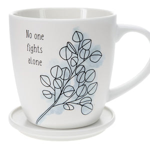 No One Fights Alone 17 oz. Cup with Coaster Lid