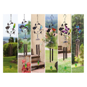 Garden Flutter Butterfly, Dragonfly, Hummingbird Windchime