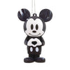 Hallmark Disney Mickey Mouse Heart Hallmark Ornament, Black & White Marble