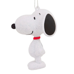 Hallmark Peanuts® Snoopy White Glitter Hallmark Ornament