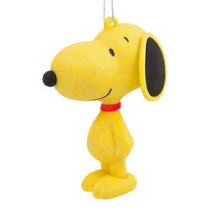 Hallmark Peanuts® Snoopy Yellow Glitter Hallmark Ornament
