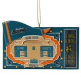 San Jose Sharks Winning Scoreboard Ornament 