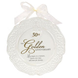 50th Golden Anniversary Ceramic Plate