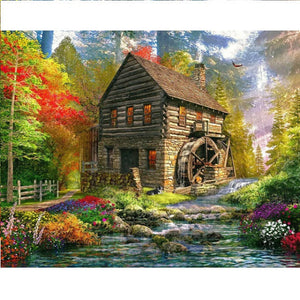 Mill Cottage 1000 Piece Jigsaw Puzzle