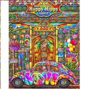 The Happy Hippy Shop 1000 Piece Jigsaw Puzzle