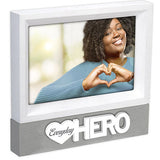 Malden Heart Everyday Hero 4"x6" Photo Frame