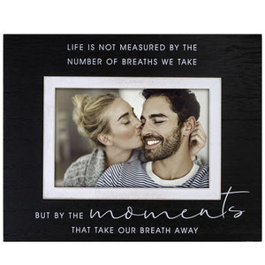 Malden Life Measured By Moments Rustic 4"x6" Photo Frame