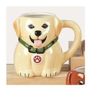 Sculpted 3-Dimensional 18 oz. Dog Mug Yello Labrador Retriever