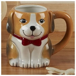 Sculpted 3-Dimensional 18 oz. Dog Mug Beagle