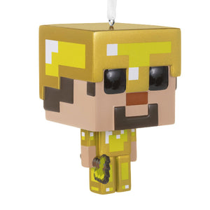 Hallmark Minecraft Steve in Gold Armor Funko POP!® Hallmark Ornament