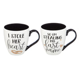 Bride and Groom 17 oz. Cup Set