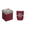 Best Grandpa Ever 14 oz. Ceramic Mug with Matching Gift Box