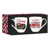 NFL® San Francisco 49ers Ceramic Cup O'Java 17 oz Mug Gift Set