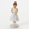Enesco Growing Up Girls Collection Brunette First Communion Figurine