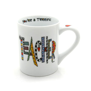 Our Name Is Mud Cuppa Doodle Teacher Mug