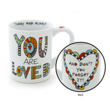 Our Name Is Mud Cuppa Doodle You Are Loved Mug