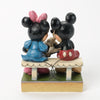 Disney Jim Shore Mickey and Minnie Looking at Photos Anniversary Figurine
